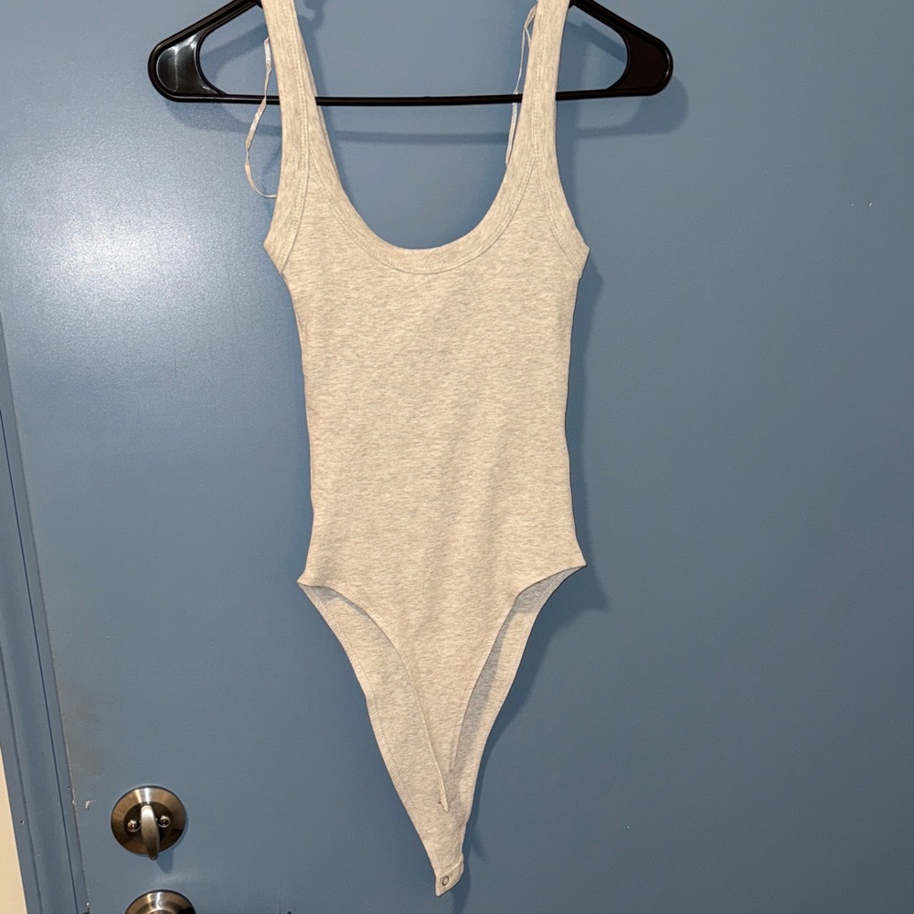 Zara Light Gray women’s Bodysuit
